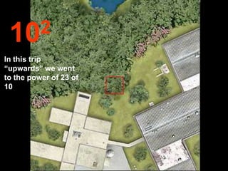 10 2
In this trip
“upwards” we went
to the power of 23 of
10
 