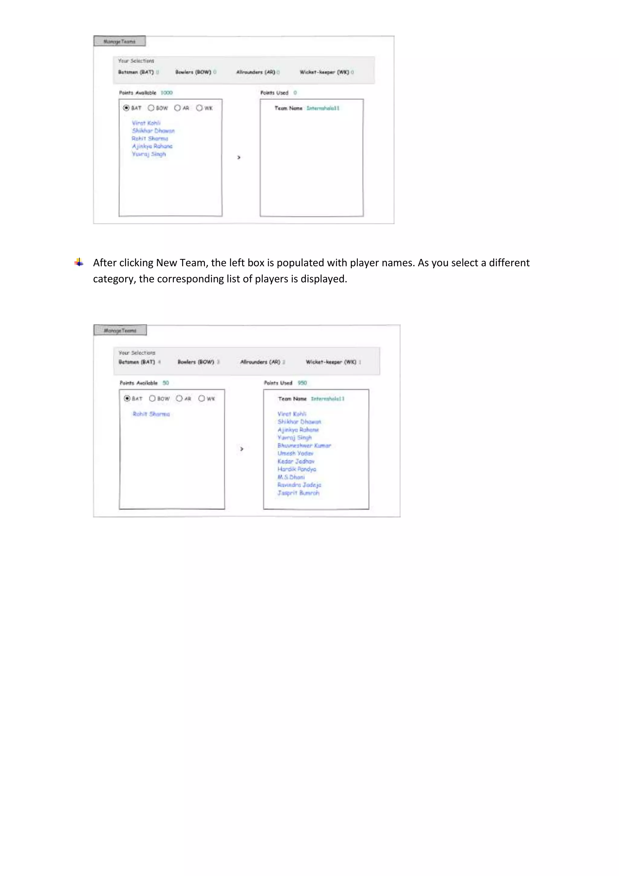 Fantasy cricket game using python(intershala project) | PDF ...