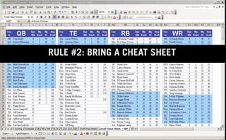 RULE #2: BRING A CHEAT SHEET




                               4
 