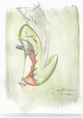 Footwear illustration by Maral Kalinian