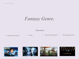 Fantasy Genre.


•   •       •        •
 