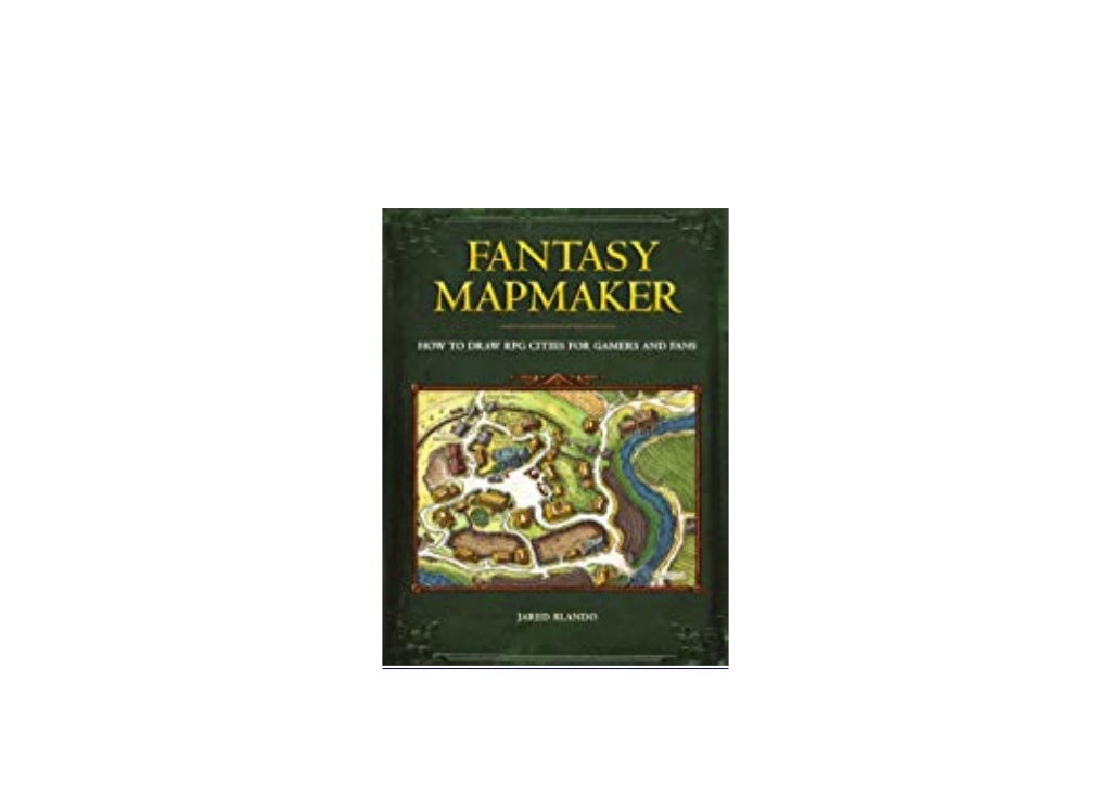 BOOK_HARCOVER LIBRARY Fantasy Mapmaker How to Draw RPG
