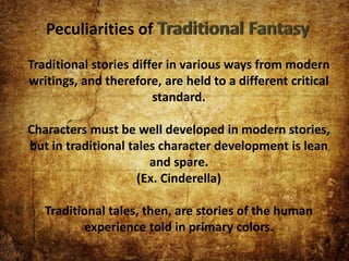 Children's Literature Genre: Fantasy | PPTX