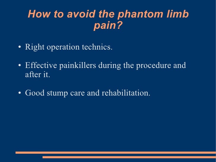 Phantom limb pain