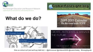 Foresight Careers: A Guide to Doing Strategic Foresight | PPTX