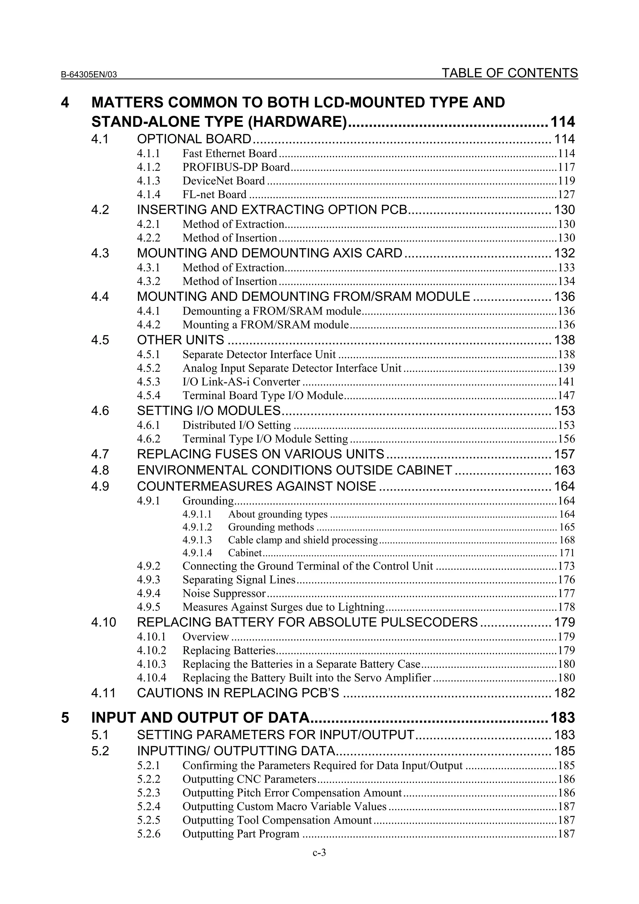 Fanuc Maintenance Menu Fanuc 0i maintenance manual CNC milling machine | PDF