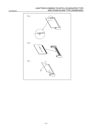 B-64305EN/03
- 137 -
4.MATTERS COMMON TO BOTH LCD-MOUNTED TYPE
AND STAND-ALONE TYPE (HARDWARE)
Fig. a
Fig. b
Fig. c
(*)
(*)
 