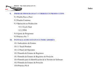 Programación y Operación de Robot FANUC M-16iL | PDF