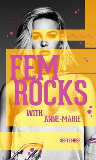 FEM
WITH
SEPTEMBER
ANNE-MARIE
ROCKS
 