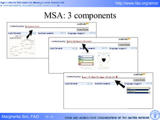 MSA: 3 components 