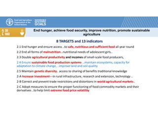 Kakoli Ghosh, Coordinator of Strategic Program on Sustainable Agriculture Management Team, Food and Agriculture Organisation (FAO) Slide 5