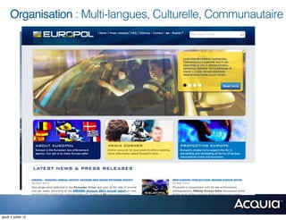 Organisation : Multi-langues, Culturelle, Communautaire




jeudi 5 juillet 12
 