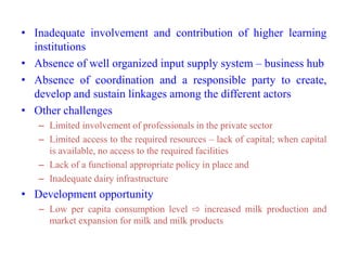Dairy Value Chain Development In Ethiopia: The Experience of FAO