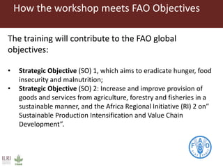 Training Workshop and Capacity Building on Proven Livestock Technology in Eastern Africa