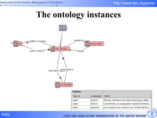 The ontology instances 
