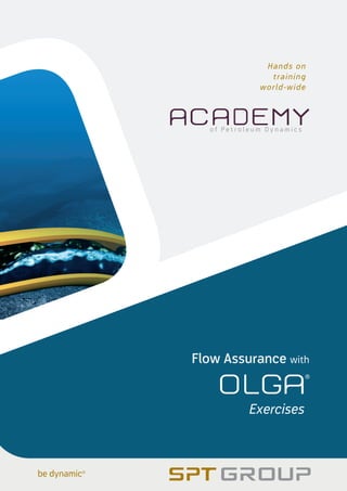 Flow Assurance with
Hands on
training
world-wide
Exercises
 