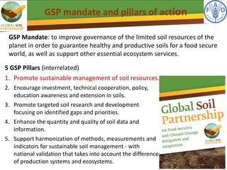 Sustainable Soil Management Pillar 1 of the Global Soil Partnership - Sally Bunning