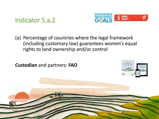 FAO's role in the SDGs indicators and practice | PPT