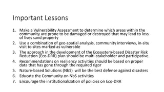 Enhancing community resilience to climate change in Mountain Watersheds ...