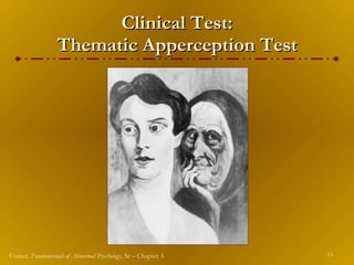 Clinical Test: Thematic Apperception Test 