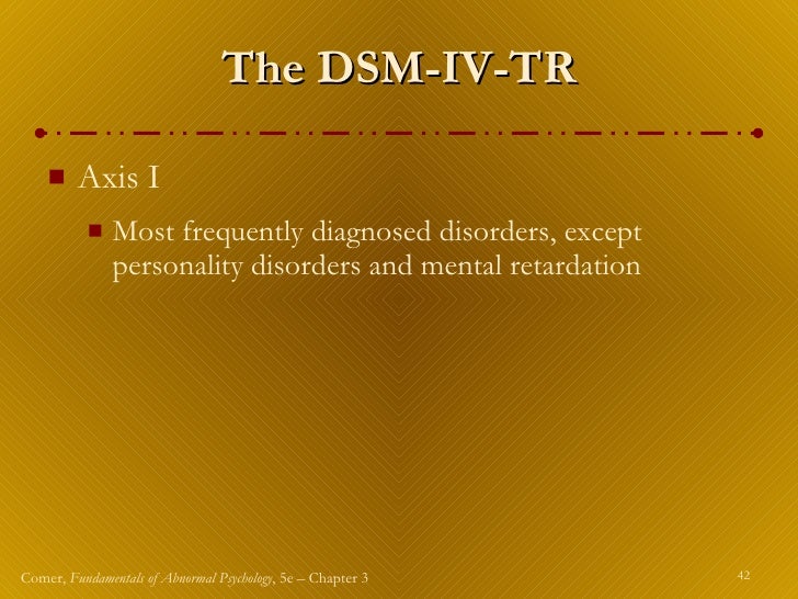define the major dsm iv tr categories of anxiety somatoform and dissociative disorders Definition and etiology anxiety is a natural response and text revision (dsm iv-tr), anxiety disorders include generalized anxiety disorder by other psychiatric disorders up to 60% of sufferers of gad have a comorbid condition panic disorder and major depressive disorder. define the major dsm iv tr categories of anxiety somatoform and dissociative disorders Definition and etiology anxiety is a natural response and text revision (dsm iv-tr), anxiety disorders include generalized anxiety disorder by other psychiatric disorders up to 60% of sufferers of gad have a comorbid condition panic disorder and major depressive disorder.