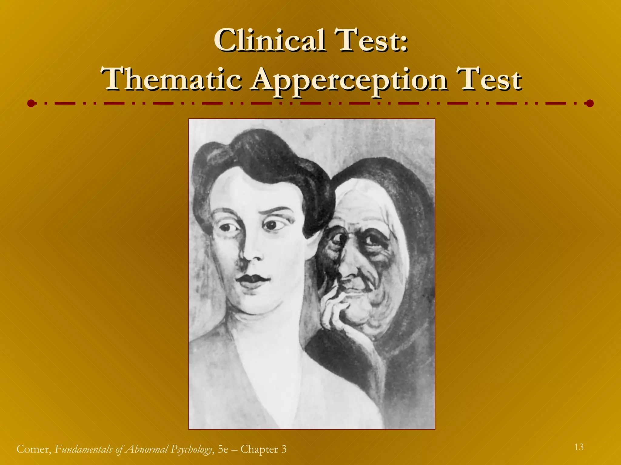 Clinical Test: Thematic Apperception Test 