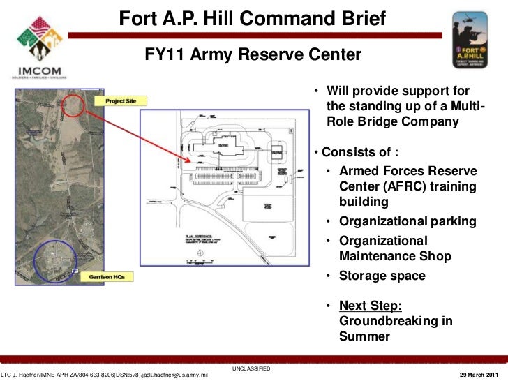Fort A.P. Hill ICC