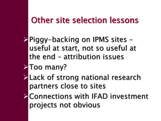 Enhancing livelihoods of poor livestock keepers through increasing use of fodder: Ethiopia Report on Output 1 - Mechanisms for strengthening and/or establishing multi-stakeholder alliances that enable scaling up and out of fodder technologies