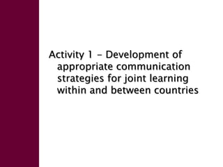 Enhancing livelihoods of poor livestock keepers through increasing use of fodder: Ethiopia Report on Output 3 - Enhanced capacity of project partners to experiment with and use fodder innovations through communication, technical information & training