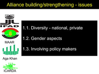 Enhancing livelihoods of poor livestock keepers through increasing use of fodder: Syria Report on Project Output 1 - Mechanisms for strengthening and/or establishing  multi-stakeholder alliances  that enable scaling up and out of fodder technologies