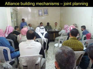 Enhancing livelihoods of poor livestock keepers through increasing use of fodder: Syria Report on Project Output 1 - Mechanisms for strengthening and/or establishing  multi-stakeholder alliances  that enable scaling up and out of fodder technologies