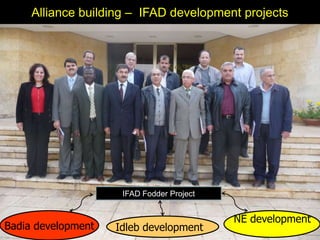 Enhancing livelihoods of poor livestock keepers through increasing use of fodder: Syria Report on Project Output 1 - Mechanisms for strengthening and/or establishing  multi-stakeholder alliances  that enable scaling up and out of fodder technologies