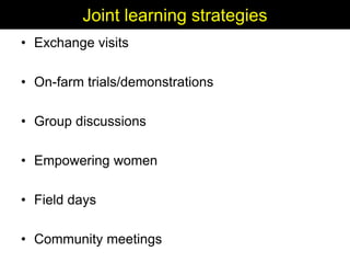 Enhancing livelihoods of poor livestock keepers through increasing use of fodder: Syria Report on Project Output 3 - Enhanced capacity of project partners  to experiment with the use of fodder innovations  through effective communication, technical inform