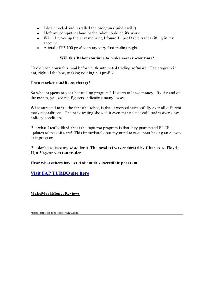 Forex fap turbo review