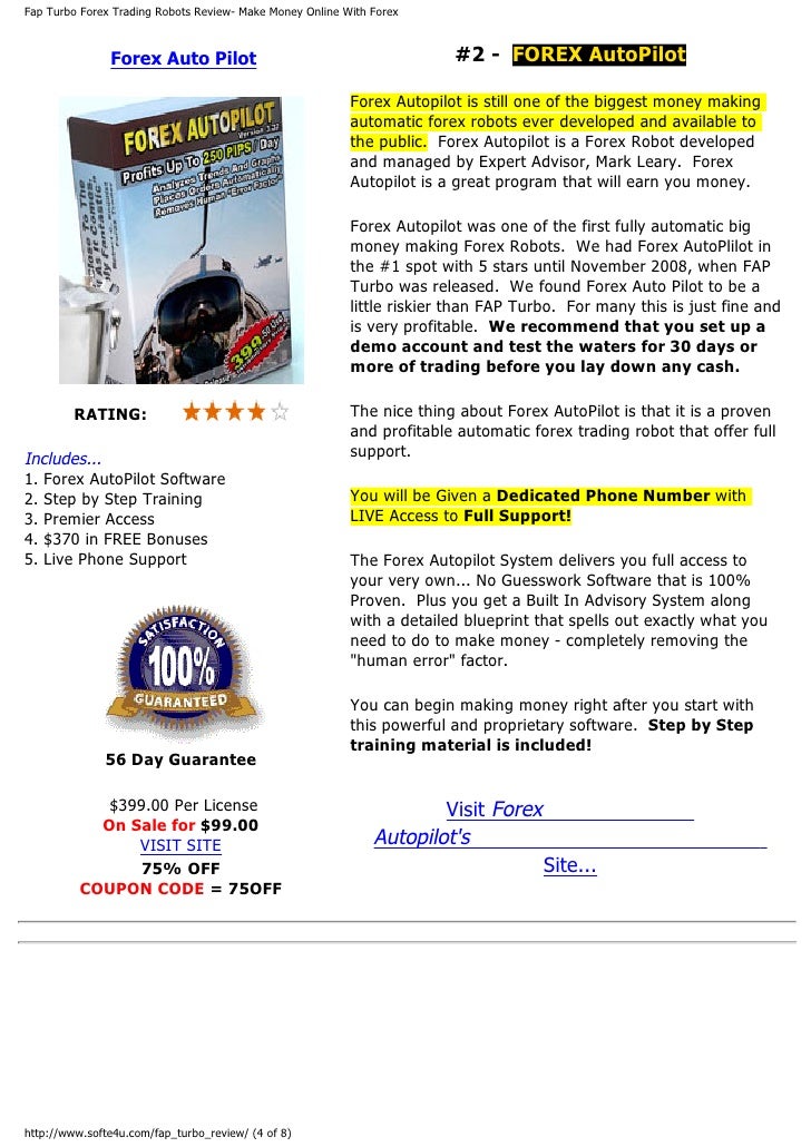 Are forex autopilot trading robots legit