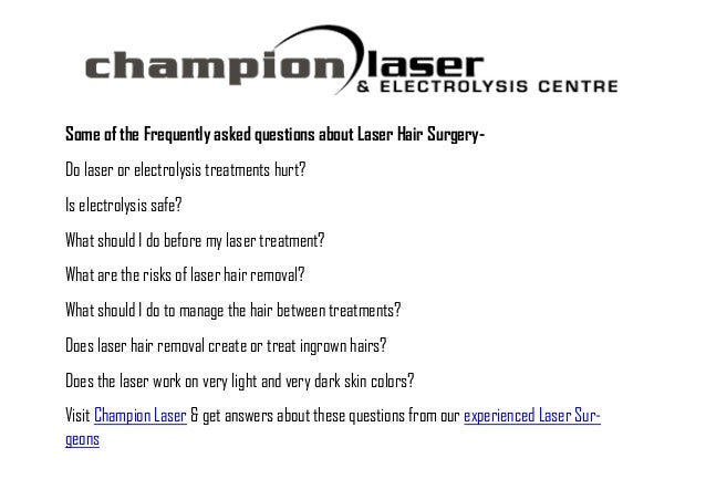 Some Of The Frequently Askecd Questions About Laser Surgery