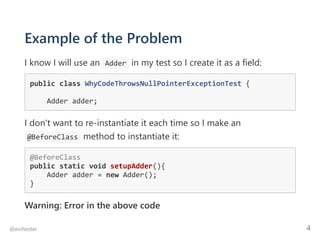 FAQ - why does my code throw a null pointer exception - common reason ...