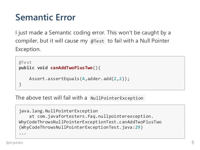 FAQ - why does my code throw a null pointer exception - common reason…