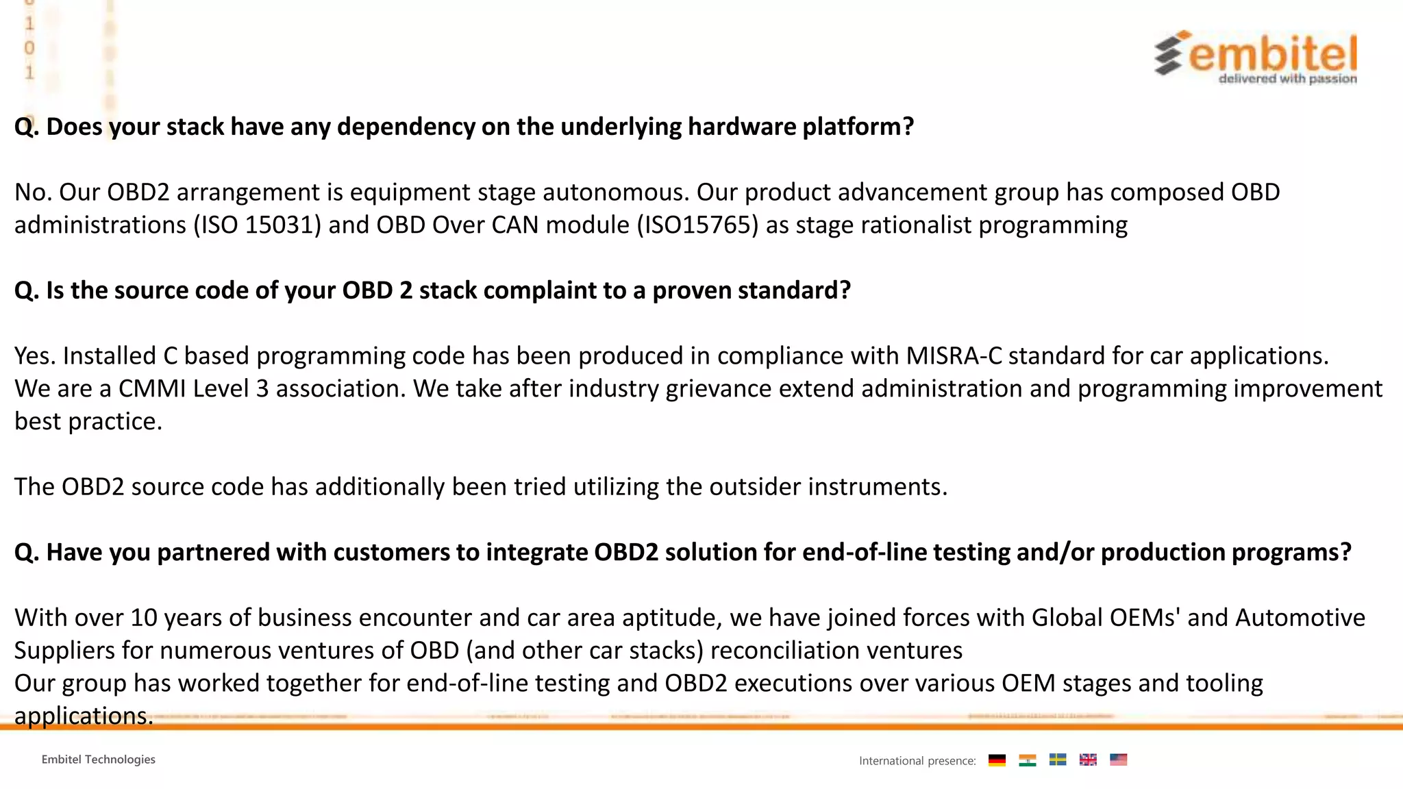 OBD2 Software Introduction & Related FAQ | PPTX