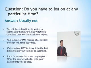 Everyone will benefit from a positive online learning environment.