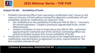 2024: The FAR - Federal Acquisition Regulations, Part 43 | PPTX