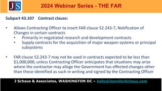 2024: The FAR - Federal Acquisition Regulations, Part 43 | PPTX