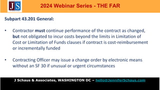 2024: The FAR - Federal Acquisition Regulations, Part 43 | PPTX
