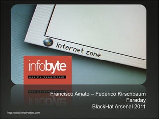 http://www.infobytesec.com
Francisco Amato – Federico Kirschbaum
Faraday
BlackHat Arsenal 2011
 