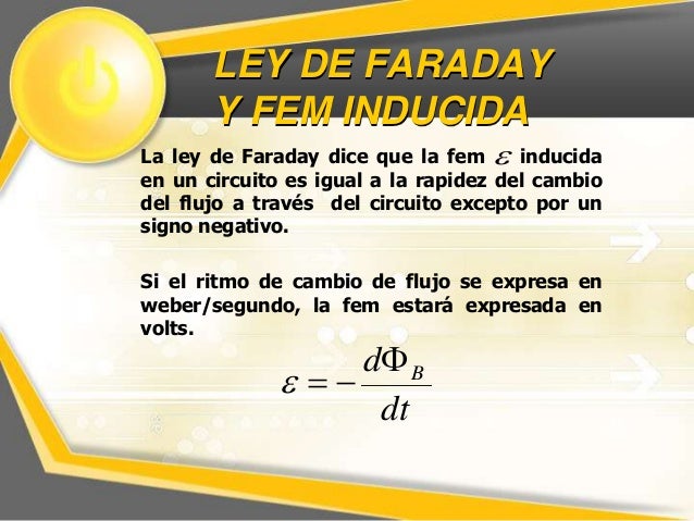 Ley de Faraday