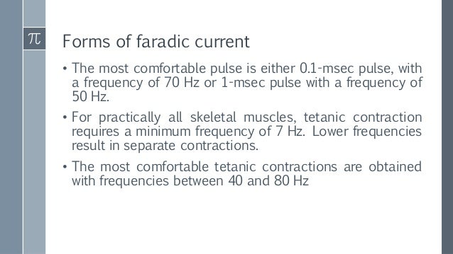 faradic current faradic current