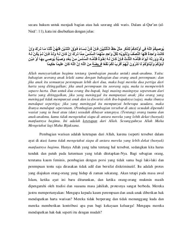 Terbaru Pertanyaan Tentang Pewaris Harta Waris Dan Ahli