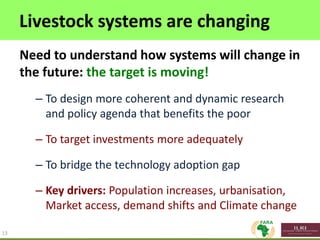 Delivering impact from African animal agriculture: The agriculture-mining conundrum of grass or brass; bread or stones