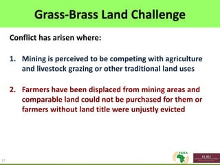 Delivering impact from African animal agriculture: The agriculture-mining conundrum of grass or brass; bread or stones