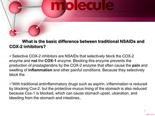 Difference Between Nsaids Medicinal Chemistry of NSAIDS | PPTX